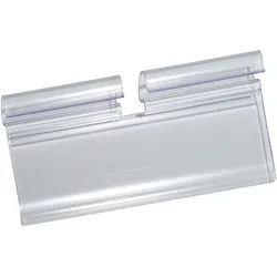 100 Pendeltaschen für Lochwandhaken 70 mm | 26 mm, PVC, transparent