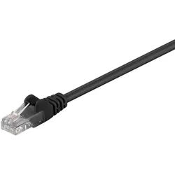 Goobay 16x Goobay 68652 CAT 5e Patchkabel, U/UTP, schwarz, 50 m - Netzwerkkabel