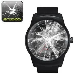 2x LG G Watch R SmartWatch PANZERFOLIE DISPLAYSCHUTZFOLIE DISPLAYFOLIE HD KLAR