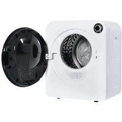 Ablufttrockner 3 kg 830W in Weiß mit Dreifachfilter 5 Programmen und platzsparender Nutzung 60x40x50 cm für effektives Trocknen in kleinen Räumen