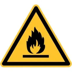 Eichner Warnschild Feuergefährliche Stoffe 20 cm PVC