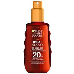 Garnier - Ambre Solaire Ideal Bronze - Schützendes Sonnenöl Sonnenschutz 150 ml Braun