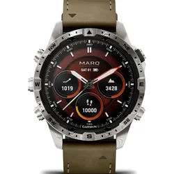 Garmin MARQ® 2 MARQ Adventurer Generation 2 Damascus Steel Edition" 010-03393-31" - individuell,braun - 46mm