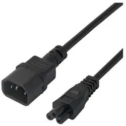 power cable - IEC 60320 C14 to IEC 60320 C5 - 50 cm