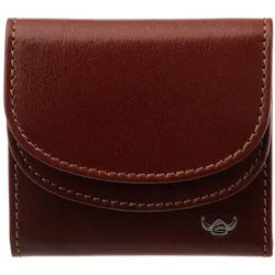 Golden Head Geldbörse 1005-05 Colorado Damen Minischeintasche Portemonnaie aus Vollrindleder (Stück, 1-tlg., 1), handgefertigt braun