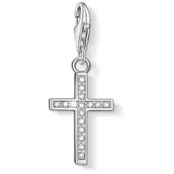 THOMAS SABO Charm-Einhänger Thomas Sabo 0049-051-14 Charm-Anhänger Kreuz Sterling-Silber