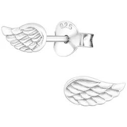 Order & Smile Schmuck Paar Ohrstecker Ohrstecker Flügel: Silber Ohrringe Engelsflügel silberfarben