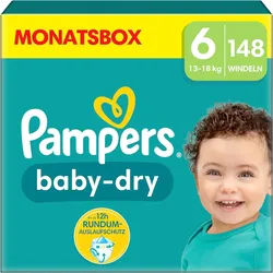 Pampers Windeln Gr√∂ße 6 (13-18kg) Baby-Dry 148 St