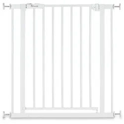 Hauck Türschutzgitter Open N Stop 2 - White, Treppenschutzgitter Türschutzgitter Breiten 75 - 80 cm, ohne Bohren weiß