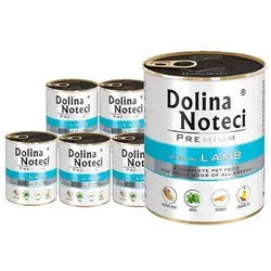 Dolina Noteci PREMIUM reich an Lammfleisch 6x800g + Deckel für 800g-Dose GRATIS!