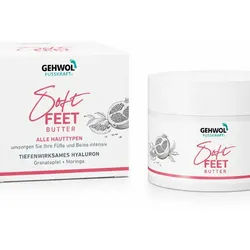 Eduard Gerlach GmbH Fußcreme Soft Feet Butter 100 ml Fußbutter mit Granatapfel Packung