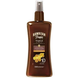 HAWAIIAN TROPIC COCONUT & PAPAYA dry oil SPF10 spray 200 ml