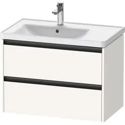 Duravit Ketho.2 Waschtischunterbau wandhängend Weiß Supermatt 784x455x549 mm - K25285084840000 K25285084840000