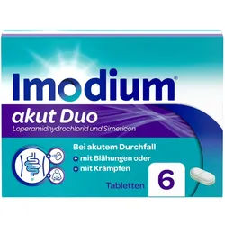 Imodium akut Duo - bei akutem Durchfall mit Blähungen
