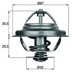 MAHLE Thermostat, Kühlmittel tx2771d für BMW