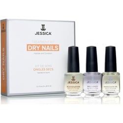 Jessica Cosmetics Nail Solutions Kit Dry 3 St