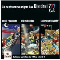 United Soft Media Hörspiel Die drei ??? Kids 3er Box - Folgen 76-78 (3 Audio-CDs)