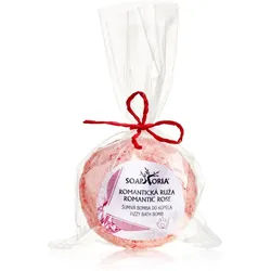 Soaphoria Romantic Rose Fizzy Bath Bomb Antistress-Badebombe mit regenerierender Wirkung 85 g