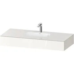 Duravit Qatego Einbauwaschtisch mit Konsole Weiß Hochglanz 1200x550x170 mm - QA4692022220000 QA4692022220000