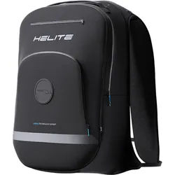 Helite H-MOOV Elektronischer Airbag Rucksack, schwarz, Größe M 11-20l 21-30l für Männer
