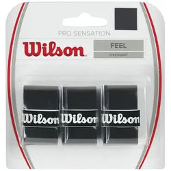 Wilson Griffband Pro Overgrip Sensation 3 Pack schwarz