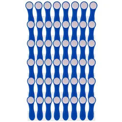 trendfinding Wäscheklammern 48 Wäscheklammern mit Edelstahlfedern und Softgrip, Mit neuester Klammertechnik für empfindliche Wäsche blau|bunt