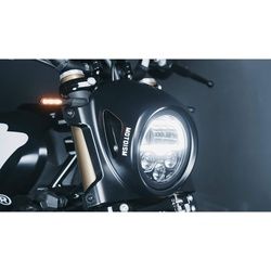 MOTOISM INDIAN Blinker SPRING Blinklicht, schwarz