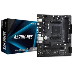 Asrock ASRock A520M-HVS 90-MXBE60-A0UAYZ Mainboard