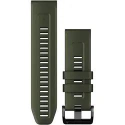Garmin Quickfit-armbänder, Silikon moosgrün/schwarz 26 mm