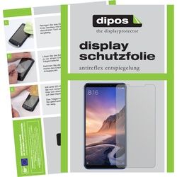 Dipos Displayschutzfolie Antireflex (6 Stück, Xiaomi Mi Max 3), Smartphone Schutzfolie