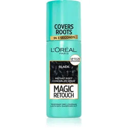 L’Oréal Paris Magic Retouch Spray zum sofortigen Kaschieren der Farbunterschiede durch nachwachsende Haare Farbton Black 75 ml