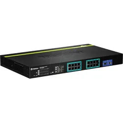 TRN TPE-1620WS - Switch, 16-Port, Gigabit Ethernet, PoE+