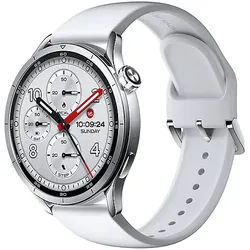 XIAOMI Watch S5 46 Smartwatch Fluorkautschuk, 140-210 mm, Silver