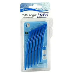 TEPE Angle Interdentalbürste 0,6mm blau 6 St