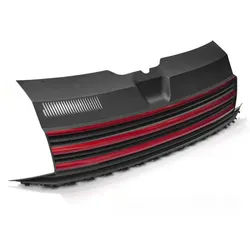 Sportgrill / Kühlergrill für Volkswagen T6 15-19 schwarz/rot