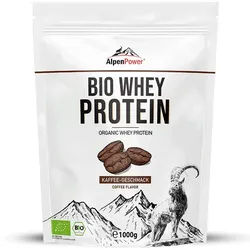 AlpenPower Bio Whey Protein- Kaffee Pulver 1000 g