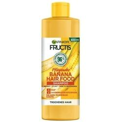 Garnier Shampoo, Pflegende Banana, vegane Formel, für trockenes Haar, Hair Food, Fructis 400 ml
