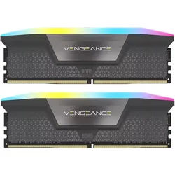 Corsair Vengeance RGB Grau 64GB 2x32GB DDR5-6000 CL30 EXPO DIMM Arbeitsspeicher