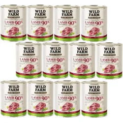 WILD FARM PURE MONO Lamb Puppy 12x800g Monoprotein-Hundefutter