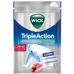 Wick Tripleaction Menthol & Cassis ohne Zucker Bon.