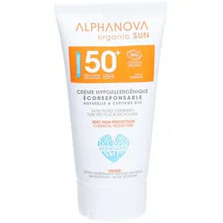 Alphanova Zertifizierte BIO Sonnencreme Hypoallergenial Gesichtscreme SPF 50+
