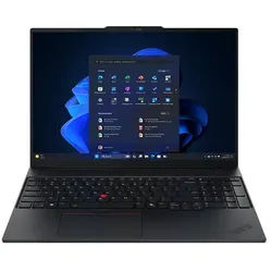 Lenovo ThinkPad E16 Gen 3 Intel® Core Ultra 7 255H Prozessor E-Kerne bis zu 4,40 GHz P-Kerne bis zu 5,10 GHz, Windows 11 Pro 64, 512 GB SSD M.2 2242 PCIe 4.0 TLC Opal