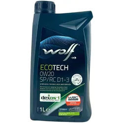 Wolf EcoTech 0W-20 SP/RC D1-3 2 l