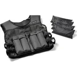 Gewichtsweste , Schwarz , Kunststoff , Füllung: Sand , Freizeit & Co, Sport & Fitness, Krafttraining, Krafttraining Zubehör