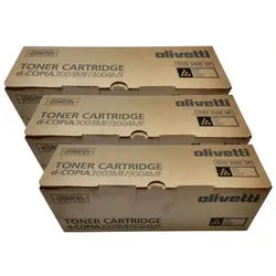 Olivetti D-copia 3003 3004MF Toner Black 3K Pack Of 3