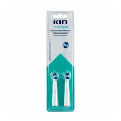 Kin Aufsteckbürsten Elektrische Zahnbürste Total Clean Replacement 2 Stück