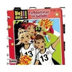 United Soft Media Hörspiel-CD Die drei !!! - Fußballstar in Gefahr, 1 Audio-CD