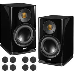 ELAC Solano BS 283.2 BK Regallautsprecher Oehlbach Set