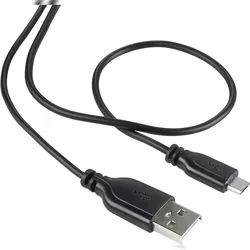 Renkforce USB-Kabel USB 2.0 USB-A Stecker, USB-Micro-B Stecker 1.00 m Schwarz SuperSoft-Ummantelung