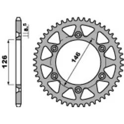 PBR Ultraleichtes Aluminium-Ritzel 808 - 525